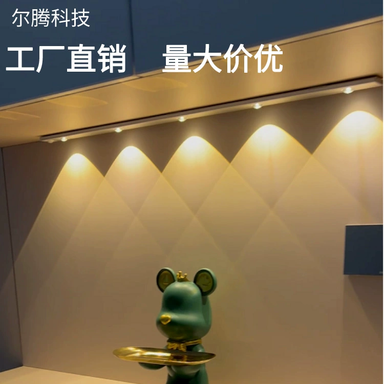 Светодиодная перезаряжаемая Индукционная лампа для человеческого тела, без установки, длинный самоклеящийся винный шкаф, вход, шкаф для обуви, ремень для лампы кошачий глаз