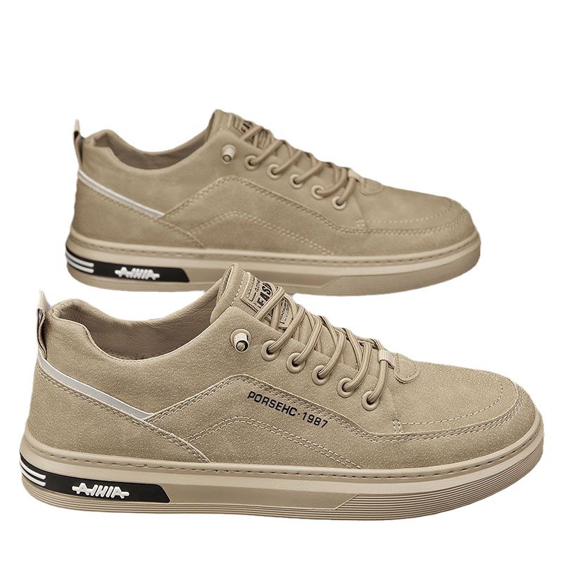 Zapatos de hombre 2024 nuevos zapatos de trabajo de verano coreanos antideslizantes zapatos de skate resistentes al desgaste juveniles zapatos deportivos casuales para hombres