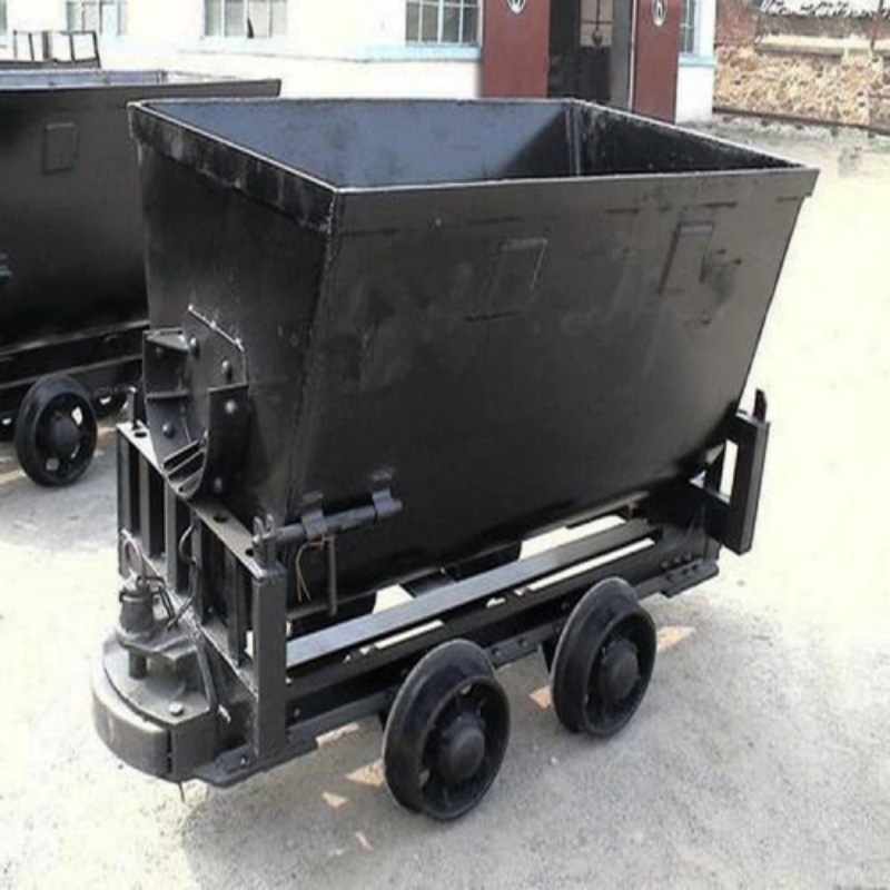 0.75立方侧卸翻斗式矿斗车1.1立方固定箱式矿车山东矿山设备厂