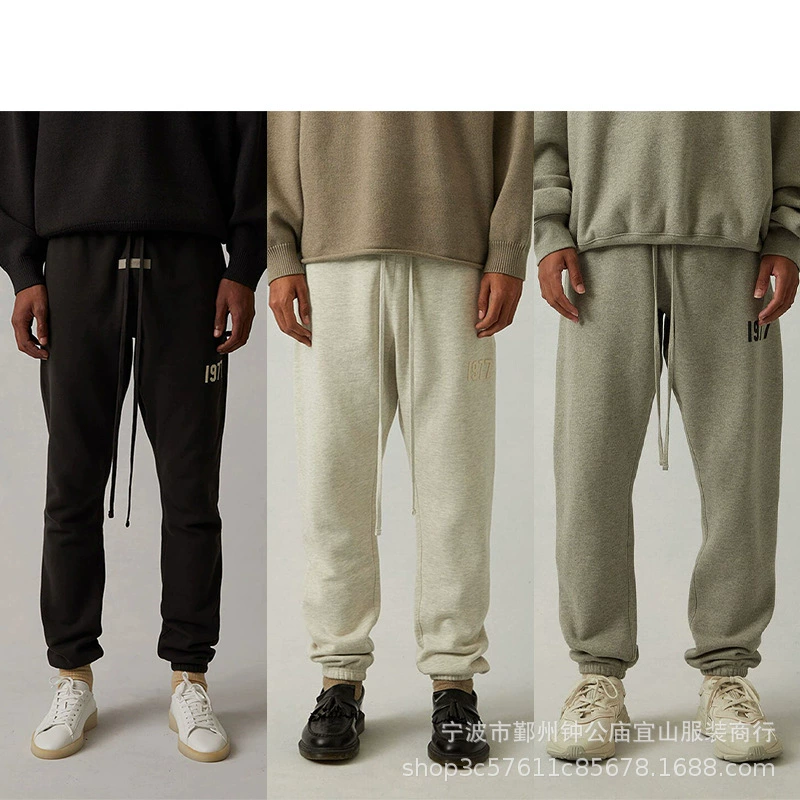 Вельветовые брюки 2022SS 1977 с принтом flocking ESSENTIALS, модные брюки