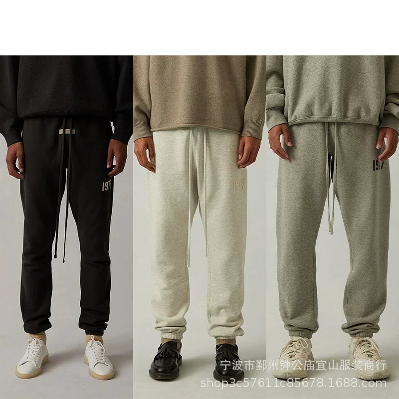 Вельветовые брюки 2022SS 1977 с принтом flocking ESSENTIALS, модные брюки