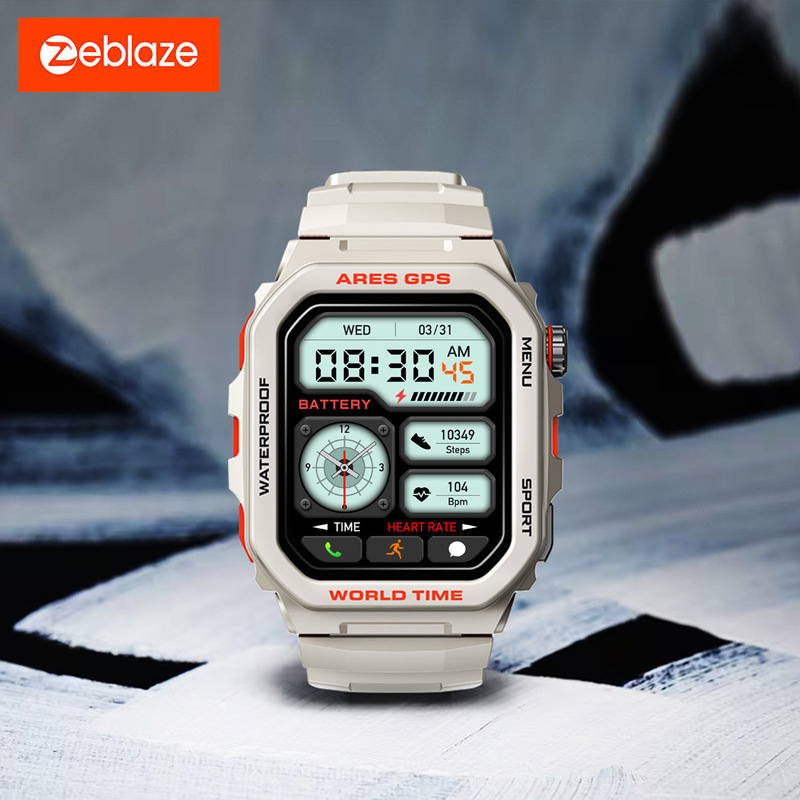 Zeblaze Zeblaze Ares Gps Smartwatch with Built-In Alexa, Bluetooth Calling, and Fitness Tracking