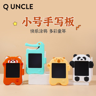 Q Version Uncle Kidsren's Drawing Board Lcd Handwriting Board Home Wipeable Painting Learning Digital Blackboard Red Panda