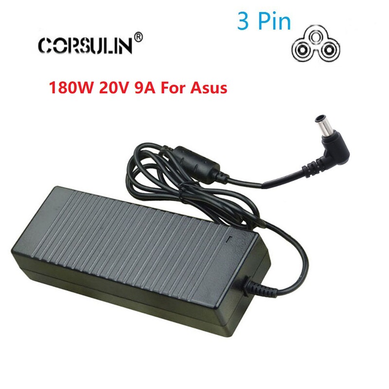 20V 9A 180W for ASUS ROG Zephyrus G14 G15 Charger 6.0 * 3.7mm