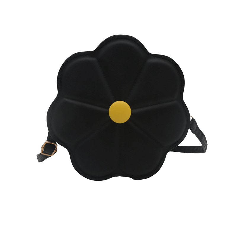 Color sólido coreano nuevo diseño de flores personales de impresión de verano 2024 estilo estilo extranjero bolso de hombro para mujeres