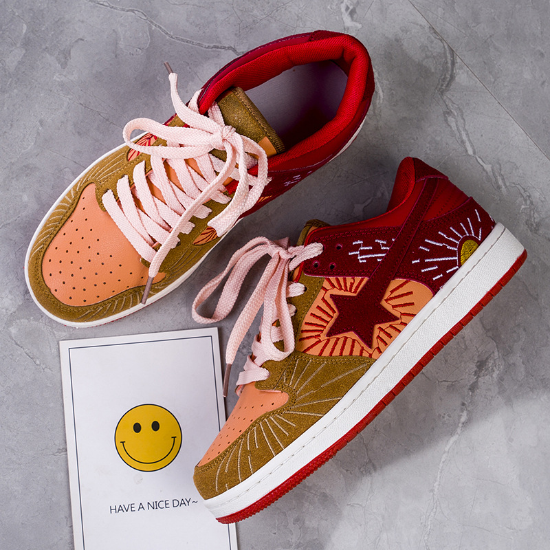 Modische Herren Freizeitschuhe Meteor Design Für Paare Rot_voghion.com