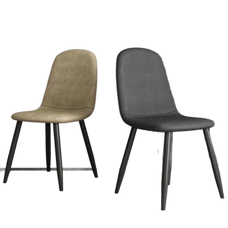 Sillas de comedor sillas de ocio domésticas nórdicas lujosas sillas de respaldo de hierro forjado modernas y simples sillas de mesa de negociación sillas de comedor