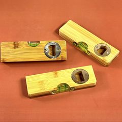 スポットスクエアレベルボトルオープナーシンプルな木製ボトルオープナー家庭用ビールボトルオープナーワインオープナー冷蔵庫ステッカー