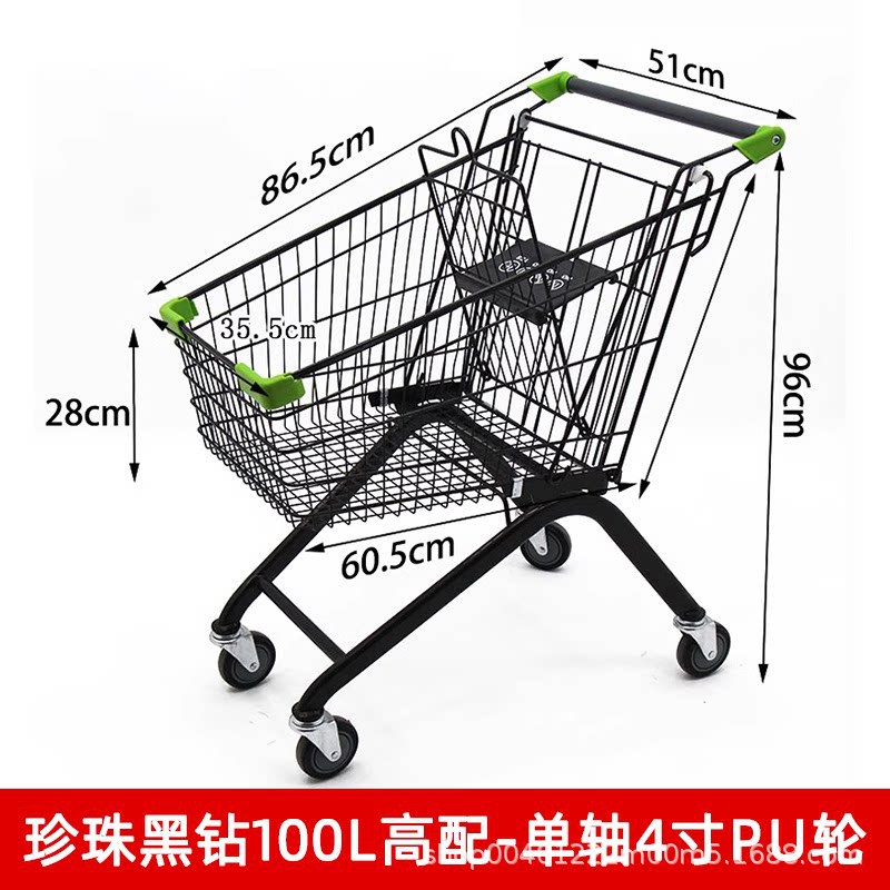 Carrito de compras de supermercado nuevo multifuncional carrito de compras carrito de compras doméstico propiedad carrito de compras almacén de carritos de manejo de camiones