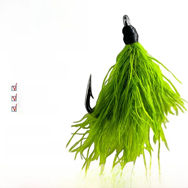 Luya fake bait simulation grass hook bionic moss water grass bait grass carp carp carp omnivorous fine binding fish hook