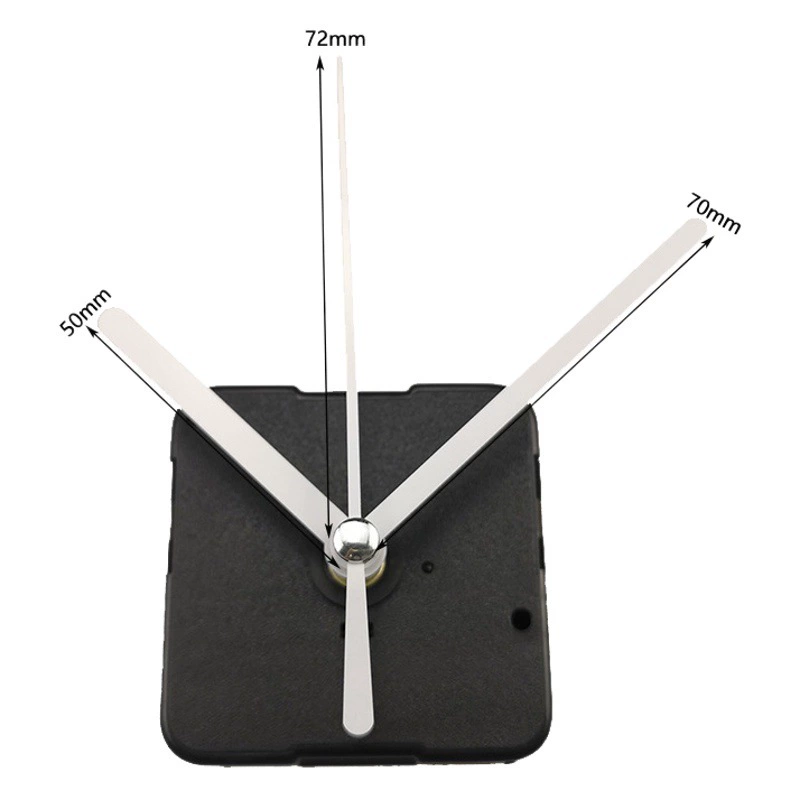 Трансграничный механизм для часов DIY, стрелка для часов, секундная стрелка, прочный кварцевый механизм для часов, стрелка, подходит для 12-15 см