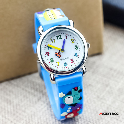韩版可爱卡通汽车儿童手表时尚简约指针幼儿男女孩电子石英表