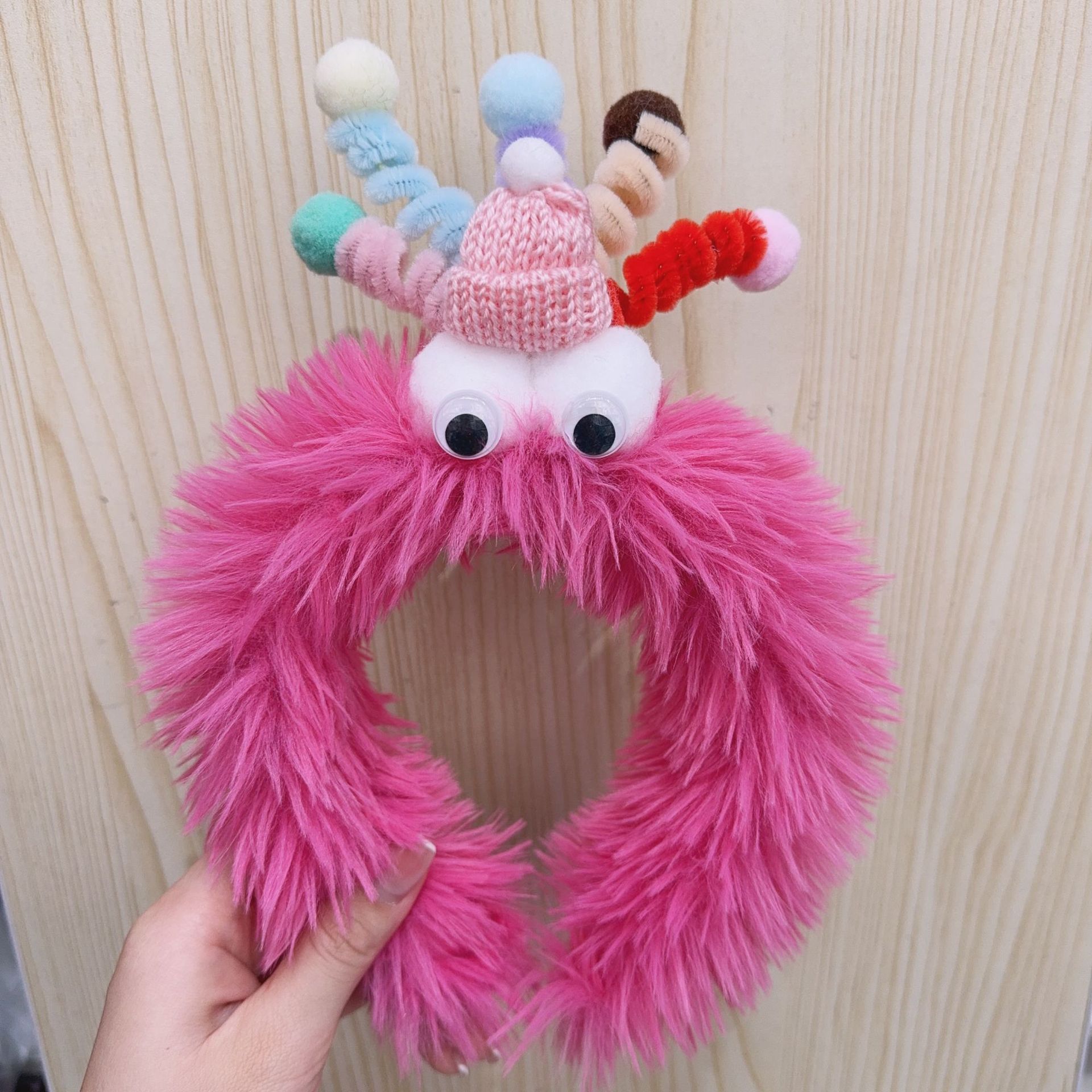 Twisted CAP-banda para el cabello Rose Red