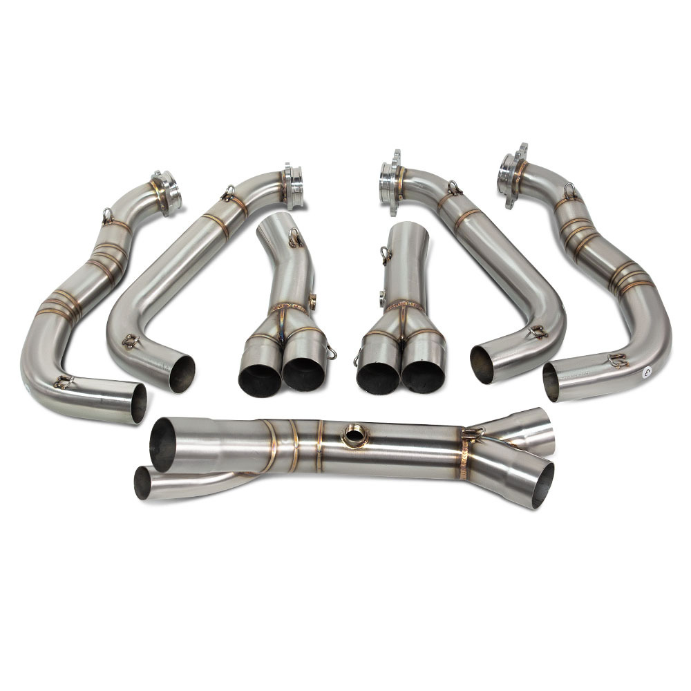 Suitable for Motorcycle Exhaust Pipe Modification S1000Rr 17-18 S1000R 18-19 Stainless Steel Front Section
