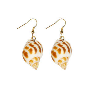 Shell earrings 0003 (natural, color and size will vary)