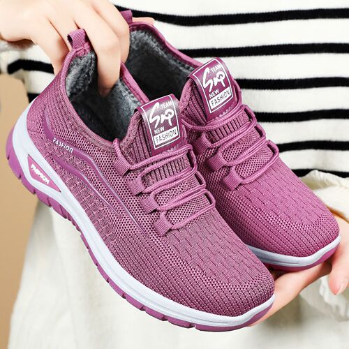 Women's winter new versatile padded and thick cotton boots with soft soles, non-tiring casual mom shoes
