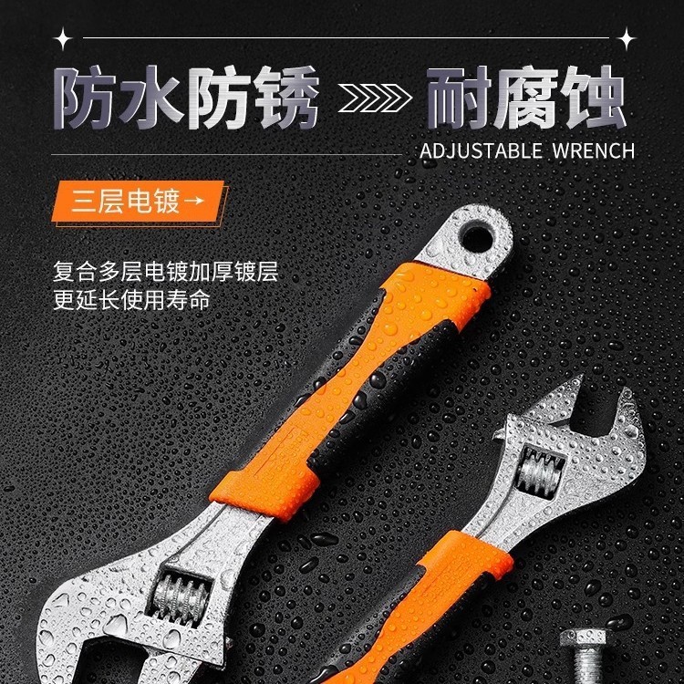 【新人专享福利-立减5元】活动扳手工具大全活口板手多功能大开口|undefined