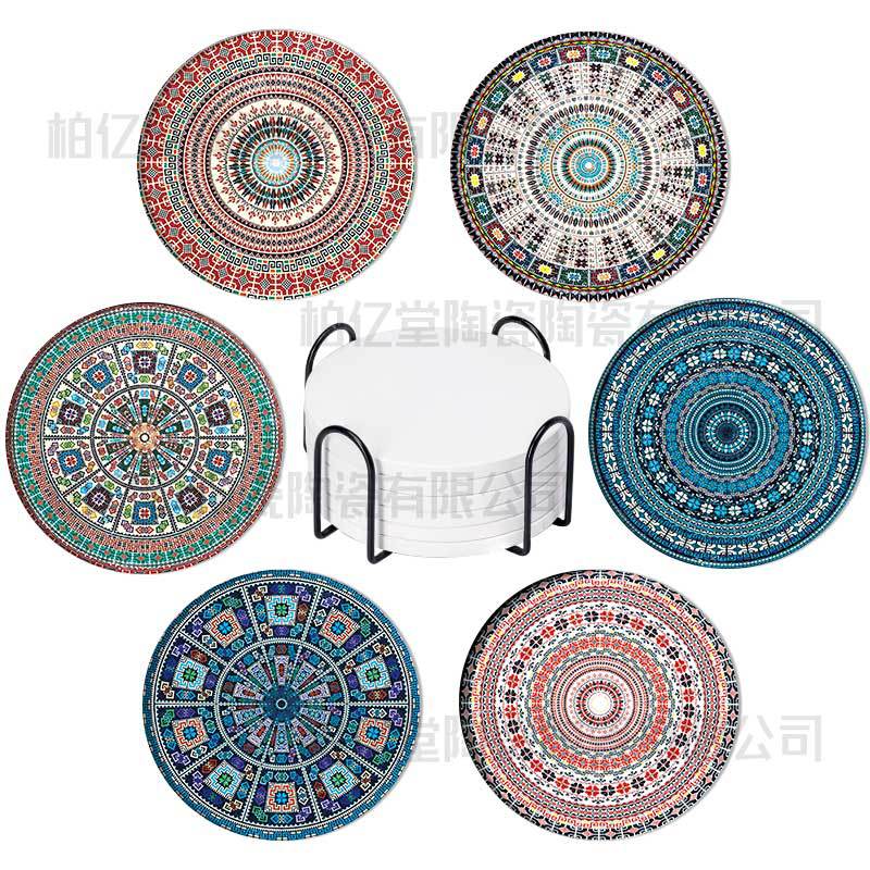 6개 세트 + 검정색 철제 프레임 스타일 10