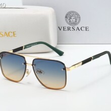 跨境新款复古方框太阳镜人头像欧美时尚无框墨镜金属紫外线遮阳镜