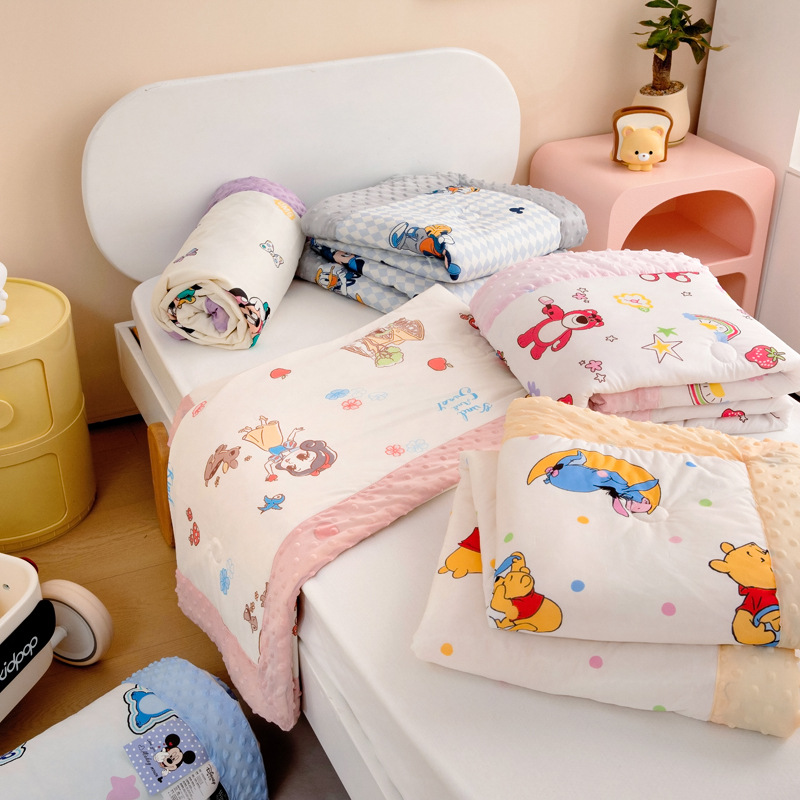 Sanrio cartoon children's nap summer cool quilted summer cool silk machine washable air conditioning quilted can be live a generation of hair