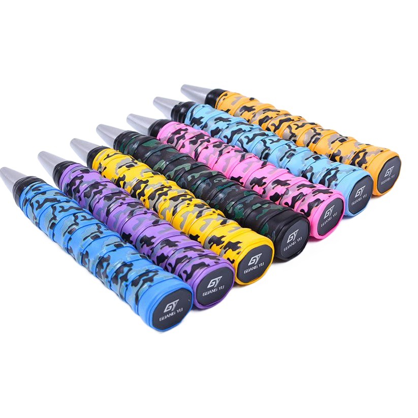 Sweat-Absorbing Tape for Badminton Rackets, Special Ribbed Grip Tape for Outdoor Fishing Rods, Durable Non-Slip Camouflage Sweat-Absorbing Tape