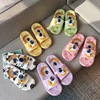 踩屎感印花宇航员拖鞋女室内外夏季防滑一字凉拖女卡通拖鞋|ms