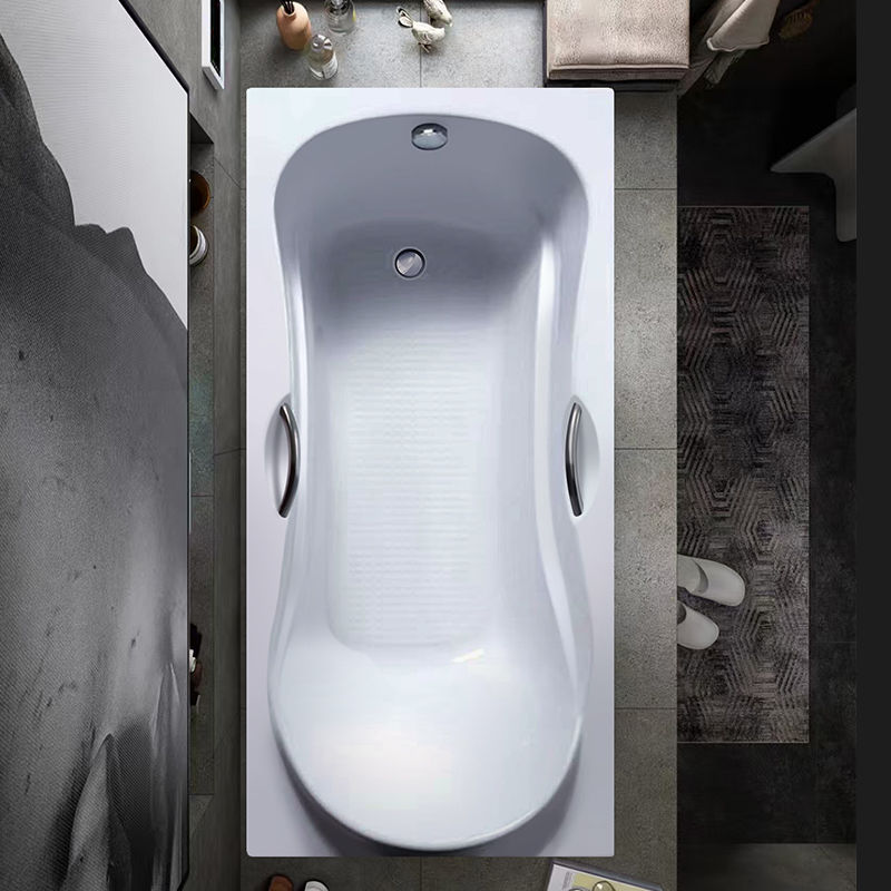 Embedded Acrylic Seamless One-Piece Thickened Home Hotel B&B Adult Bathroom Bathtub Bathtub Lying Type