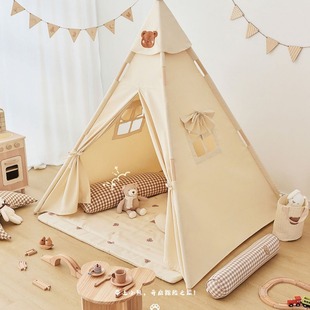 Ouch Kidsren's Tent Indoor Indian Home Baby Princess Small House Boys and Girls Toy Game House