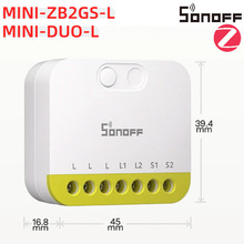 MINI-ZB2GS-L SONOFF MINI DUO-L 2-Gang Zigbee Switch免零线2路
