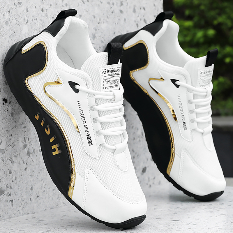 Zapatos de hombre 2024 nuevos zapatos de invierno zapatos de trabajo casuales de hombre antideslizante desgaste malla zapatos de corrida de moda para hombre