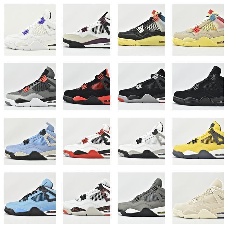 火爆AJ4热熔岩篮球鞋联名减震气垫鞋耐磨运动鞋|undefined