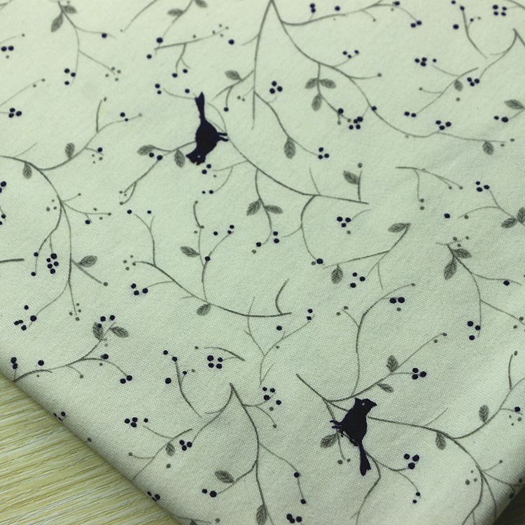 Printed cotton cloth double-sided cloth knitted 40s soft imitation active glue coating printing double-sided cloth cotton cloth