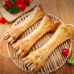 Beef Shank Dog Treats Large Bones for Small and Large Breeds Beef Ribs Chewing Sticks for Durability, Oral Hygiene, Pet Training Rewards