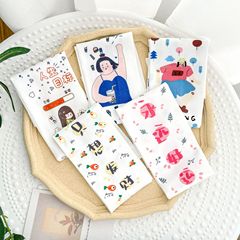 Sticker Cartoon Mosquito Repellent Cooling Ice Sleeve Ice Silk Sunscreen Sleeve Cute Arm Protector Sunscreen Sleeve for Women Korean Influencer Ins Outdoor