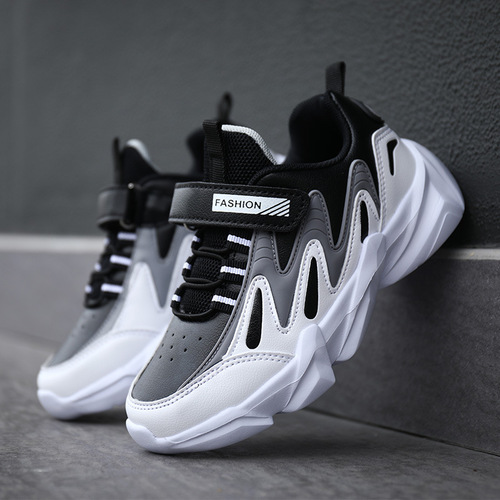 Children's Shoes for Cross-border 2024 New Spring and Autumn Season Boys' and Girls' Shoes, Medium and Large Kids Korean Version Sports Shoes Wholesale