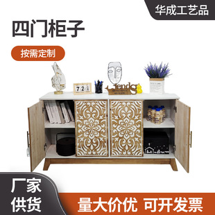 Factory Customized Tv Cabinet Storage Cabinet Sideboard Storage Cabinet Home Living Room Storage Multi-Functional Sideboard Against the Wall
