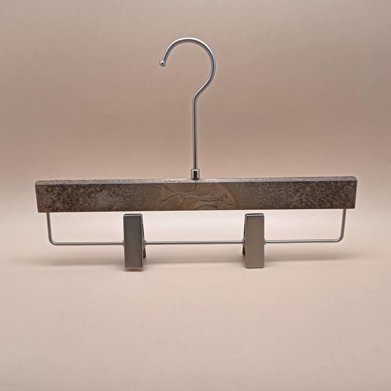 休闲实用的树脂衣架家庭防木纹衣裤架  时尚女装服装店树脂裤架