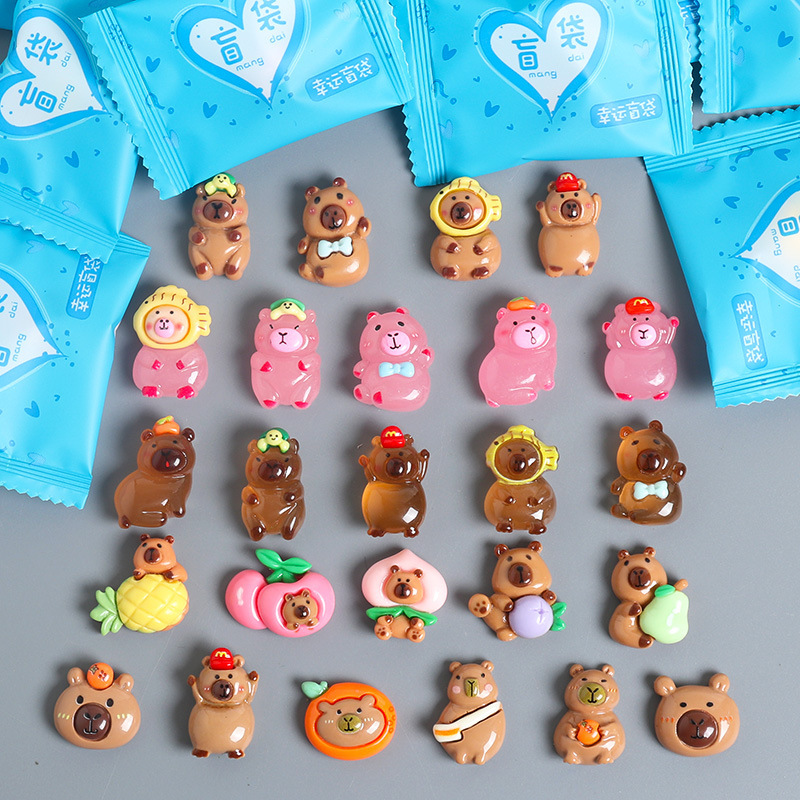 SKU-03-【有几率开出夜光】卡皮巴拉(盲袋独立包装)