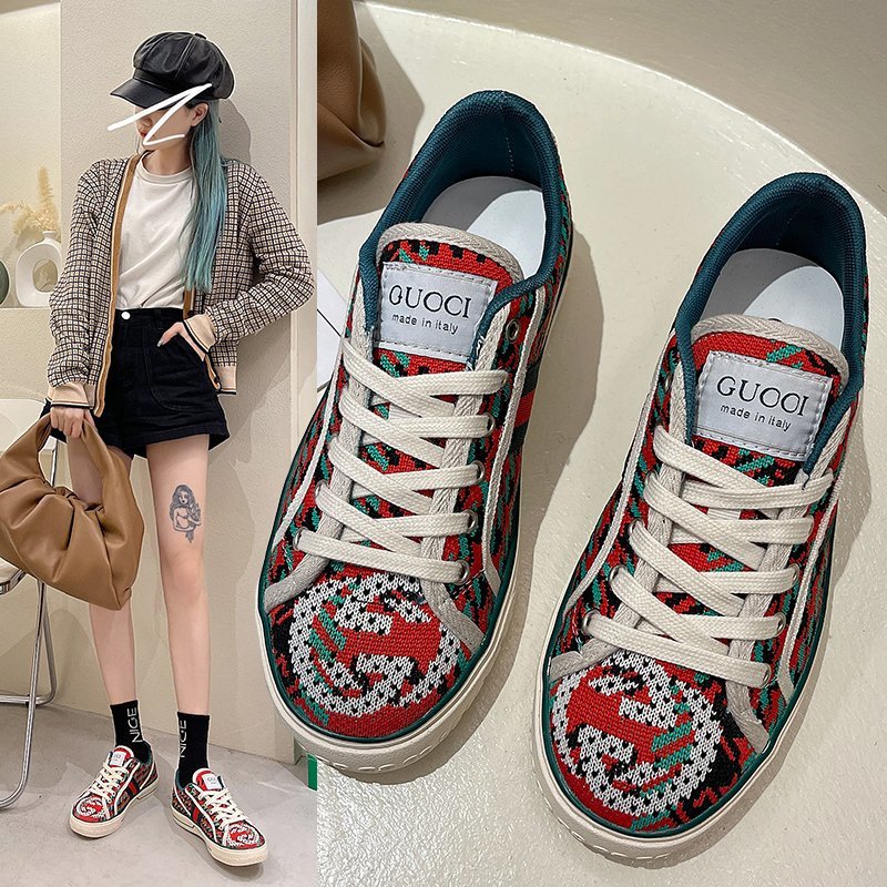 2021 spring new canvas women's shoes Kor...