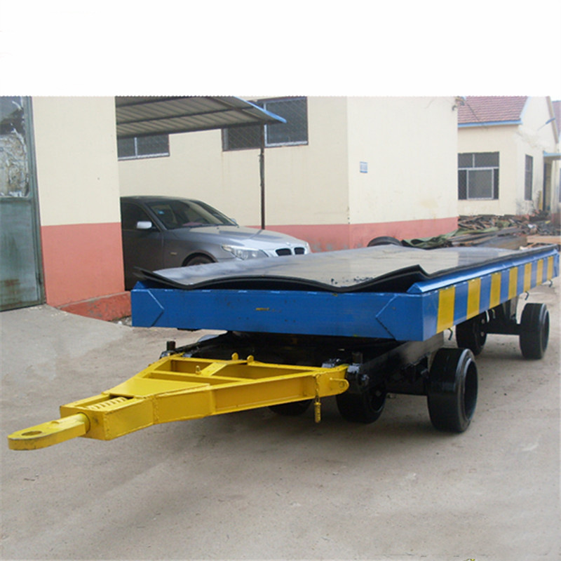 厂内移动工具车 15T农用拖车  重型低平板拖车 转运低平板挂车