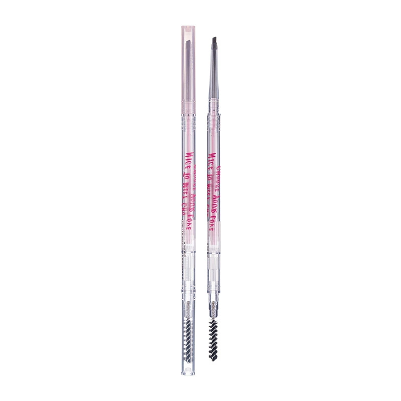 Double-sided eyebrow pencil FLORTTE, triangular tip + highlighter, ultra-fine, long-lasting (0.0777 kg)