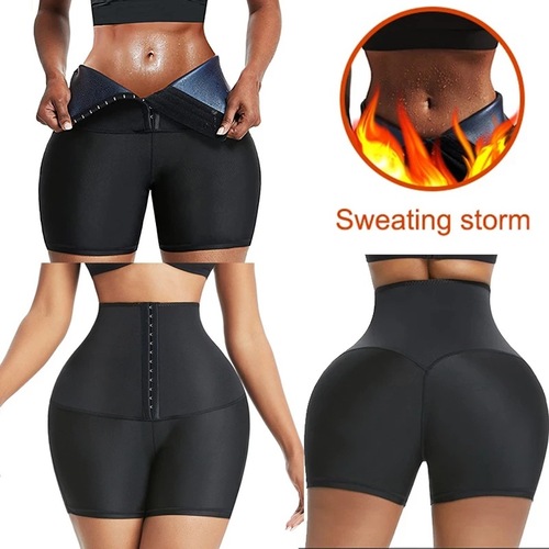 Amazon European and American women's sweat-proof, thick, tummy control, waist control, high-waisted butt-lifting running yoga pants three-quarter pants