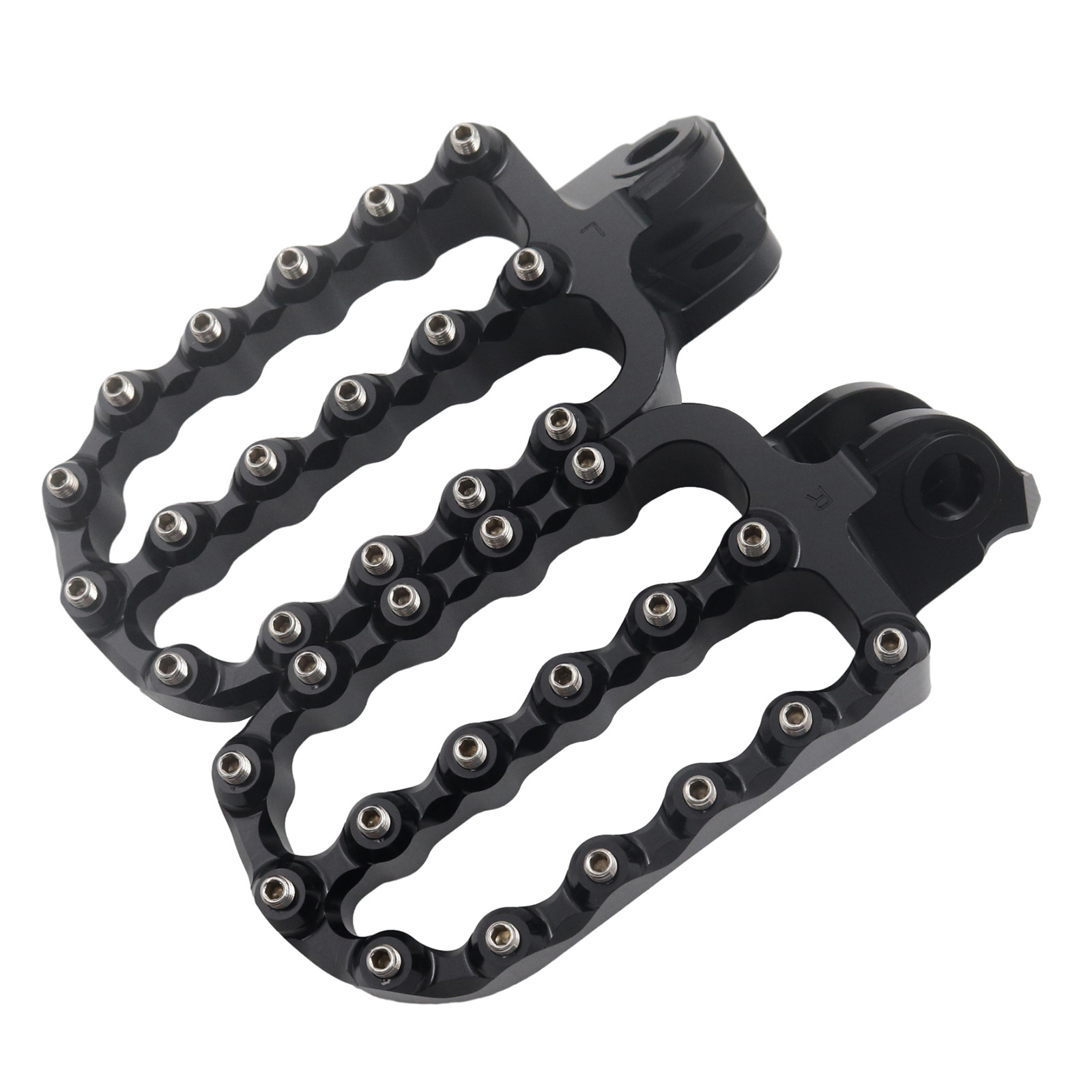 Motuoche – Stainless Steel Foot Motorcycle pedals - black