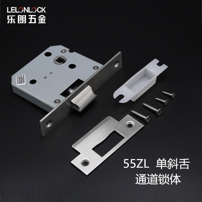 Acero inoxidable 304 bloqueo de canal de lengüeta única cerradura de lengüeta sólida cerradura de puerta de acero a prueba de incendios CE Certificación de bloqueo estándar europeo