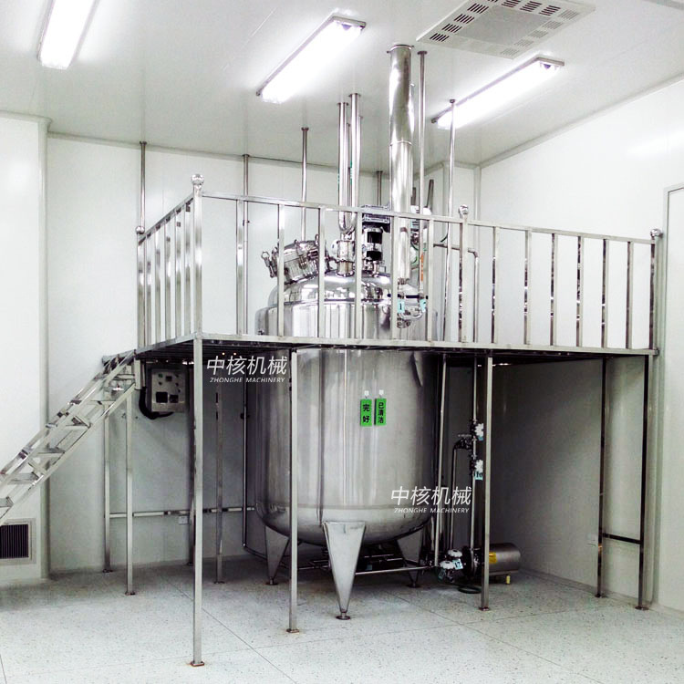 中核机械不锈钢配料罐配液罐PZ-500镜面抛光卫生级