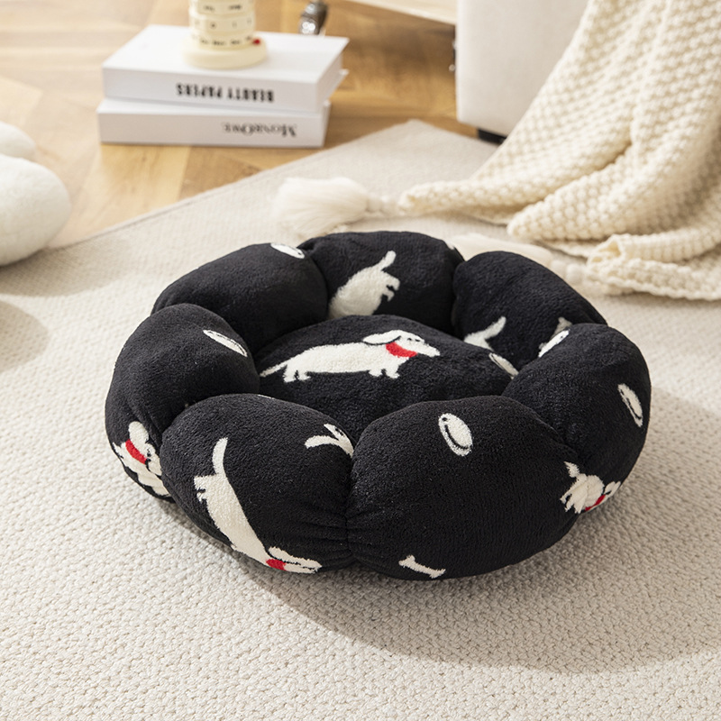 Nido de gatos de cuatro estaciones general invierno caliente semicerrado pequeño perro de gato cojín de mascotas cojín de gato artículos de cama