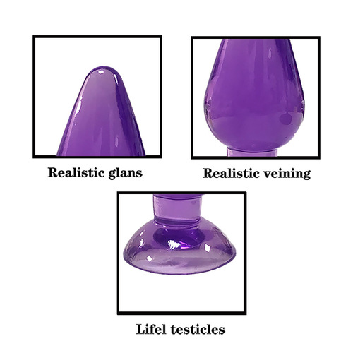 Jiuxi masturbation device sex products female anus expansion dildo suction cup black stimulation anal plug strip male gay backcourt