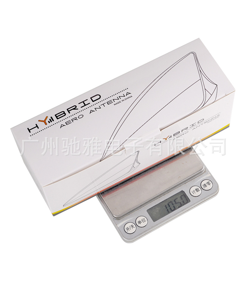 New Car Decorative Shark Fin Antenna with Signal Radio Antenna, Roof-Mounted Tail Fin Modification Without Drilling
