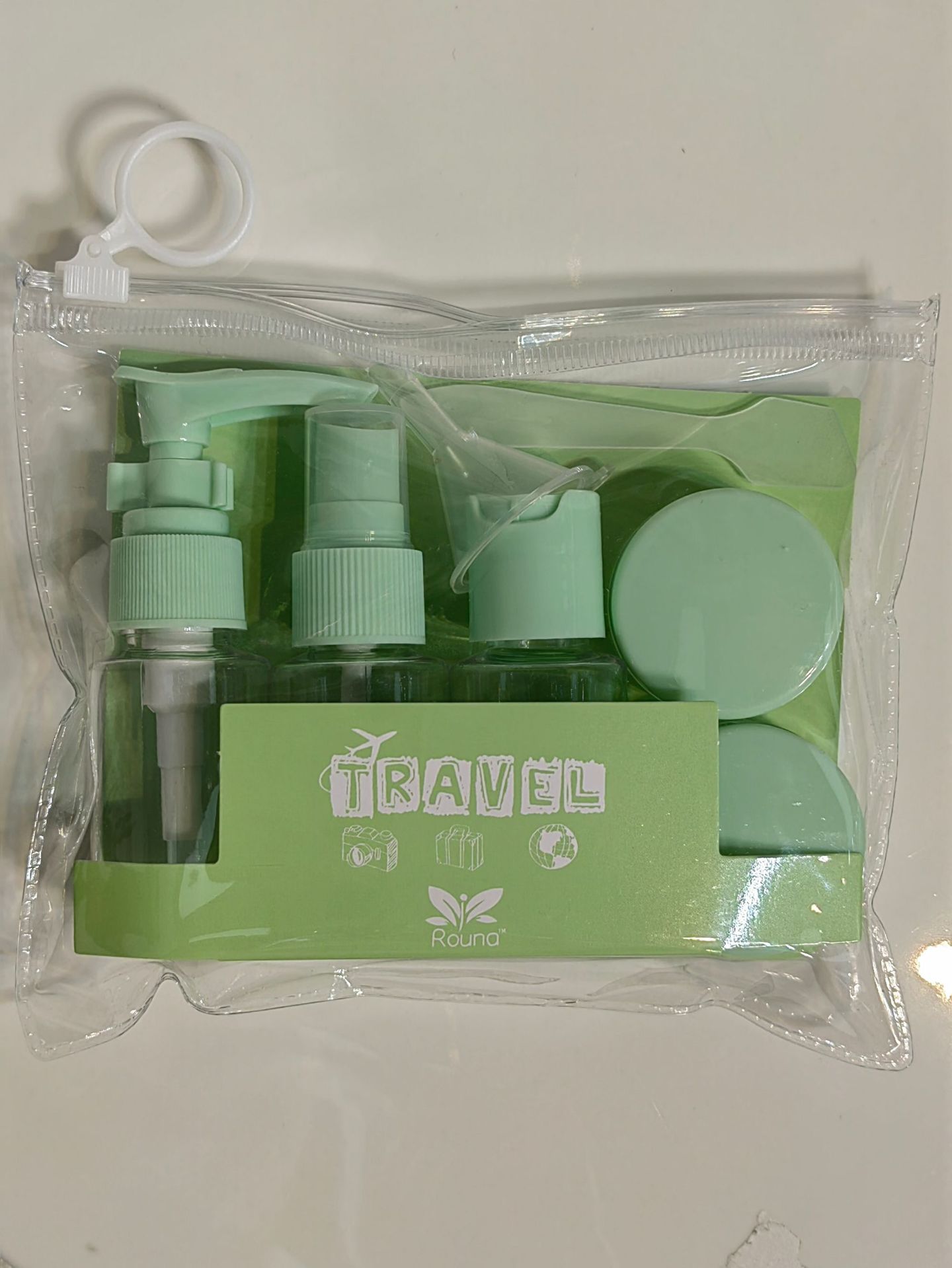 Botella de viaje portátil MOQ 30ml 10g Conjunto de botella de viaje de enlace de cliente individual