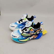 男童运动鞋2025秋季卡通新款儿舒适网面双网跑步鞋